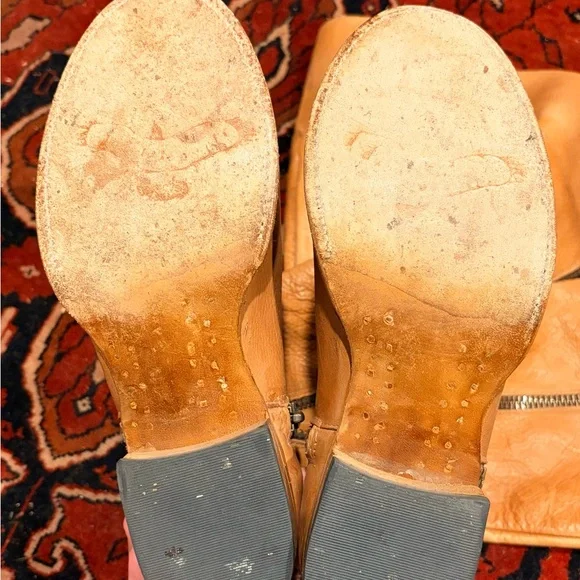 Free Bird Risky Tan Leather Boots - Picture 3 of 6